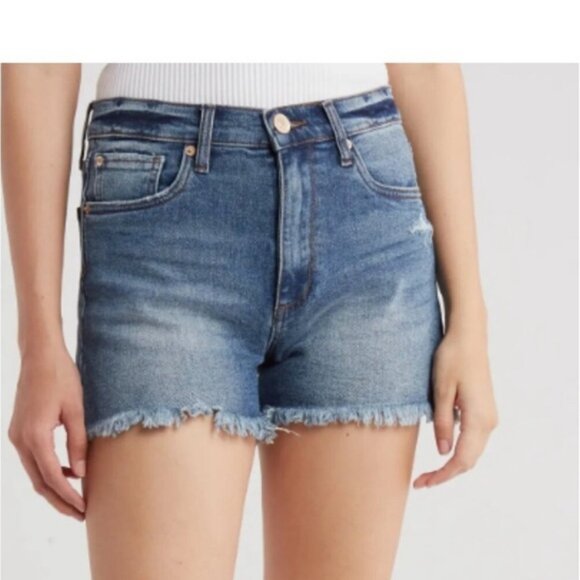 STS Blue Layne High Rise Cut Off Fray Hem Denim 2.5” inseam Jean Shorts NEW - Picture 12 of 13